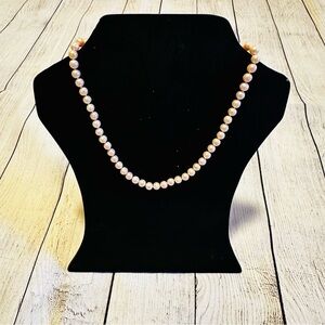 18" Pink Freshwater Pearl Necklace​​​​​​